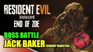 Resident Evil 7  BOSS BATTLE JOE BAKER VS JACK BAKER [upl. by Gasper]