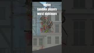 Every melon sandbox worst nightmare☠️💀 automobile melonplaygroundstory memes melonplaygrond [upl. by Silirama]