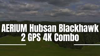 AERIUM Hubsan Blackhawk 2 GPS 4K Combo drone  real footage [upl. by Rowell]