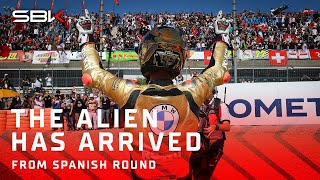 Razgatlioglus unique Championship celebrations after 2024 glory 👑  2024 SpanishWorldSBK 🇪🇸 [upl. by Dorisa]