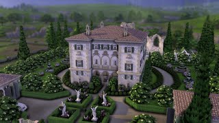 Villa Cetinale Wedding Venue amp Hotel  Sims 4 Speed Build CC [upl. by Euqinot]