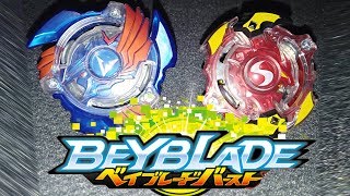 Valtryek v2 VS Spryzen S2  Beyblade Burst 2018 [upl. by Aicetel472]