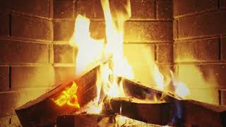 Bon Jovi  I Wish Everyday Could Be Like Christmas Yule Log Visualizer [upl. by Medrek]