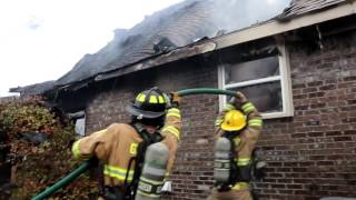 Ammunition detonates after fire starts in Gulfport home [upl. by Einreb770]