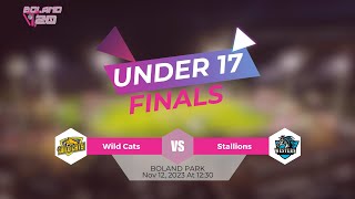 Boland T20 U17 FINAL Wild Cats vs Stallions [upl. by Enaek]