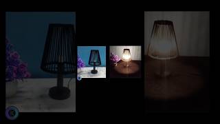 home decoration night lamp  Night Table Lamp  How To Make Table Lamp  Wooden Stick Craft [upl. by Bael]