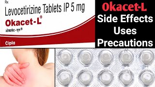 Okacet L tablet uses in hindi  Side Effect  Precaution levocetirizine Midicine Hub [upl. by Pendleton]