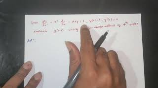 Numerical Methods  Runge Kutta Method  18mat31 Module 5  JanFeb 2023 Qno 9a [upl. by Alat]