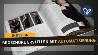 InDesignTutorial Die Erstellung einer Broschüre mit Automatisierung [upl. by Siednarb513]