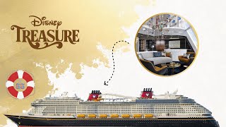 Concierge Tomorrow Tower Suite Room Tour on the Disney Treasure [upl. by Cordeelia]