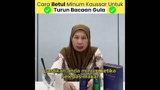 Cara Minum Kaussar Dengan Betul [upl. by Genesia906]