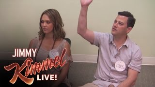 Jimmy Kimmel Takes Jessica Alba to Birthing Class [upl. by Eem755]