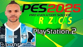 JOGANDO PES2025 NO PLAYSTATION 2 Ps2 aethersx2 pcsx2 Opl [upl. by Jaynes]