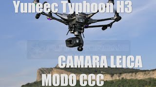 Yuneec Typhoon H3  Drones Profesionales para AudioVisuales Modo CCC Curved Cable Cam [upl. by Amiel]