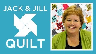 Make a Jack and Jill Quilt with Jenny Doan of Missouri Star Video Tutorial [upl. by Thaddus]