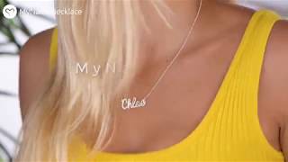 MyNameNecklace  Name Necklace Made for you [upl. by Filia]