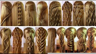 Beautiful hairstyles simple hairstyles and open hairstyles [upl. by Harutek]