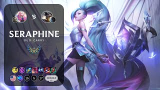 Seraphine Carry vs Nilah  NA Challenger Patch 145 [upl. by Ttelrats]