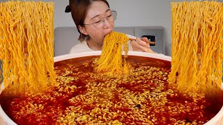 ASMR 호로록주의 후회스러운🥲 새벽에 라면10개 리얼먹방  loud asmr 10 Spicy ramens MUKBANG [upl. by Ainerol]