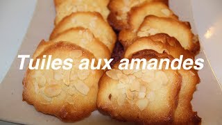 Recette de tuiles aux amandes [upl. by Refennej]