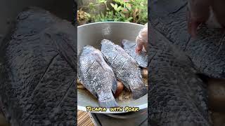 Tilapia na may taba ng baboy recipe food tilapia [upl. by Nahtiek]