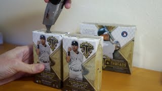 2017 Topps Triple Threads Baseball  2 box break 2 Hof LEGEND [upl. by Irt]