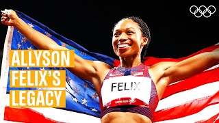 Allyson Felix  The Greatest of AllTime 🇺🇸🏃‍♀️ [upl. by Liliane871]