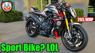 Riding the MOST RARE MV Agusta Ever 🤯  Brutale 1000 RR Nurburgring Review [upl. by Lonni515]