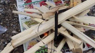 How to start a fire with Steel Wool and Magnesium [upl. by Hermina794]