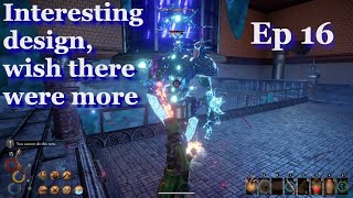 OutWard Definitive  Lets Play Part 16  Destroyed Test Chambers  Train Key A  Liquid Cooled Golem [upl. by Malinda]