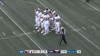 September 3 2023  USports Football  Ottawa GeeGees  U of T Varsity Blues [upl. by Couhp]