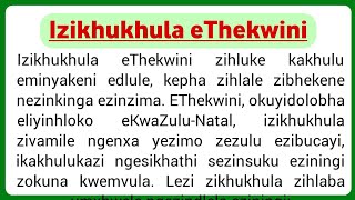 izikhukhula ethekwini essay  izikhukhula ethekwini essay in zulu [upl. by Ainahpets]