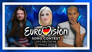 Who should represent GERMANY 🇩🇪  Eurovision Song Contest Das Deutsche Finale  Eurovision 2024 [upl. by Elke]