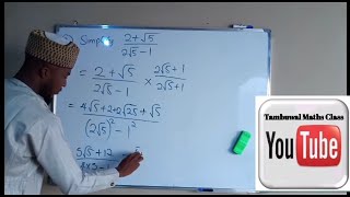 Rationalise the denominator of 5√3√5 [upl. by Brian607]