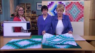 Behind the Scenes on LOQtv 3200 Series A Simpler Bargello Quilt [upl. by Amian]