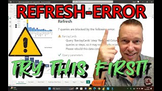 Easy Fix ✅ Power BI Refresh Error  Quick Tip [upl. by Amalie]