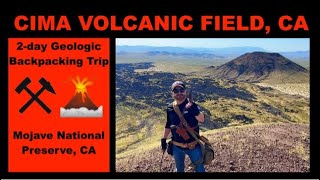 Mojave Cinder Cone Geologic Backpacking Trip [upl. by Luce]