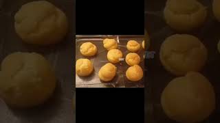 Strawberry Cream Puffs Waqarbakingtools [upl. by Aihseyk]