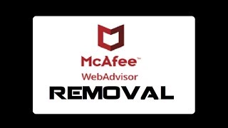 How to Uninstall McAfee WebAdvisor Software [upl. by Anthea]