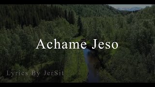 Justus Mutai Tuno  Achame Jeso Official Lyrics Video [upl. by Amaerd]