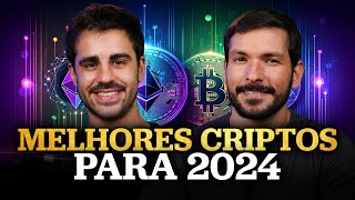 QUAIS AS MELHORES CRIPTOMOEDAS PARA 2024  Bitcoin Ether Altcoins IA Airdrops onde investir [upl. by Dustman279]