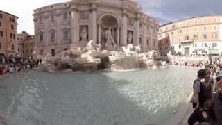 360 video Fontana di Trevi Rome Italy [upl. by Nicks]