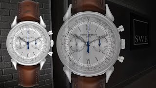 Vacheron Constantin 1955 Cornes de Vache Steel Mens Watch 5000H  SwissWatchExpo [upl. by Anelleh]