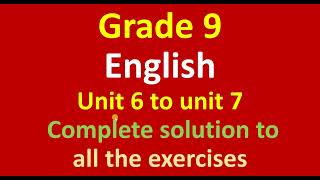 Class 9 Englishunit 6Grade 6 English chapter 6 [upl. by Aipmylo]