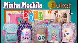 COMPRANDO MINHA MOCHILA ESCOLAR 2019 [upl. by Denman382]