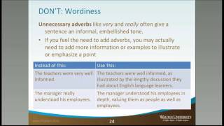 Avoiding Wordiness and Redundancy [upl. by Trisa]