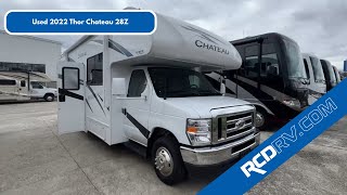 USED 2022 Thor Chateau 28Z Class C Motorhome Walk Through  Pataskala [upl. by Naihs]