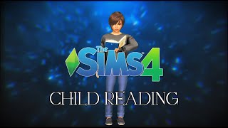 CHILD STANDING READING A BOOK 4 EXPRESSIONS  sims 4 animation [upl. by Fergus]