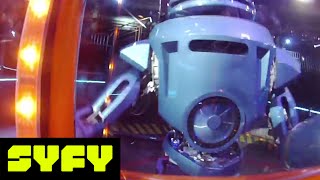 Robot Combat League First Robot Fight  S1E1  SYFY [upl. by Anneres743]