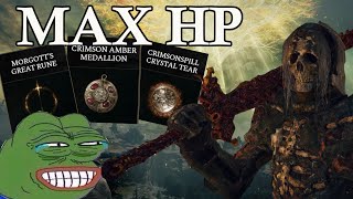 This Is What Max HP Looks Like In Elden Ring [upl. by Orlanta]